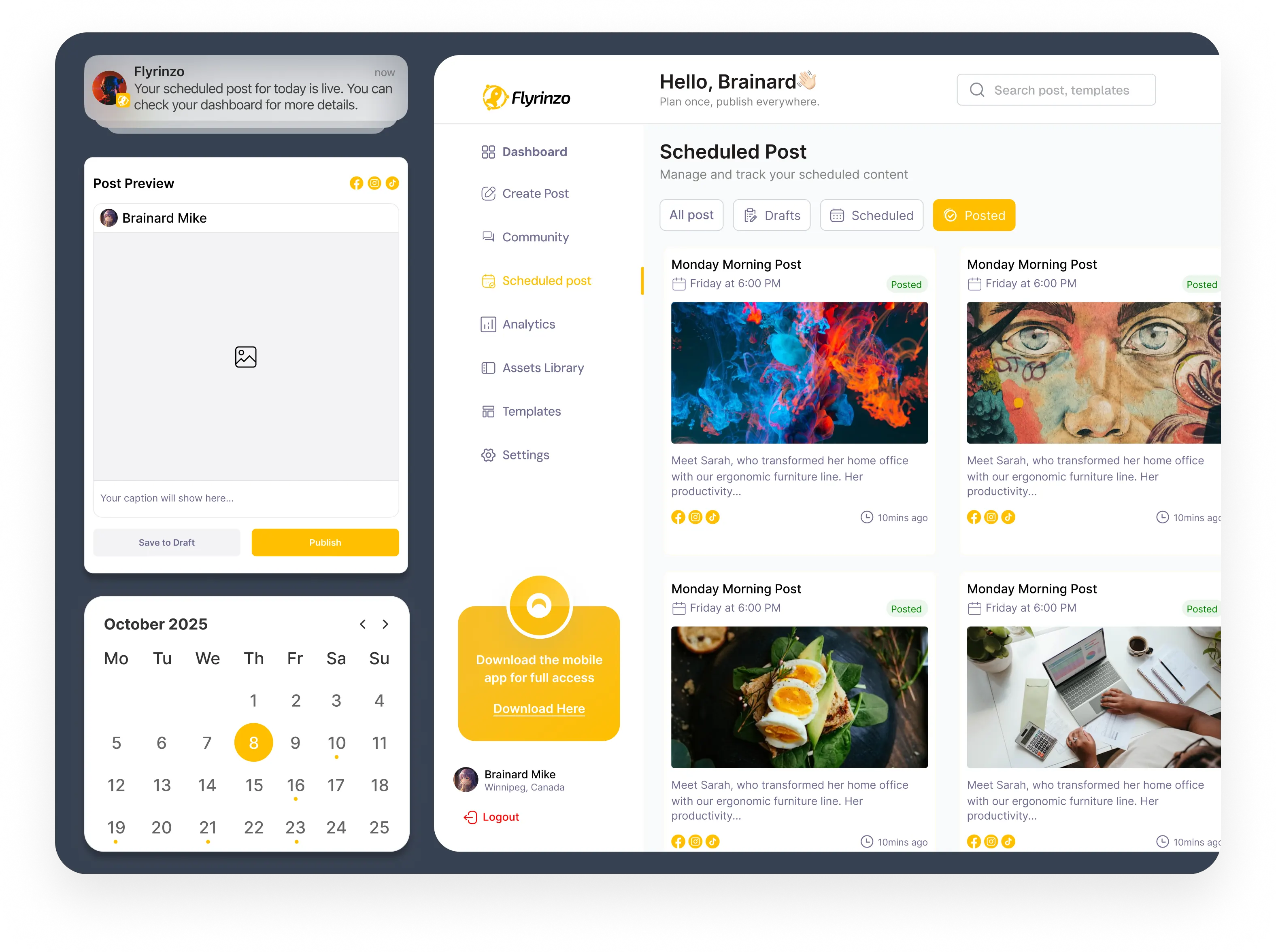 Create & Schedule Smarter